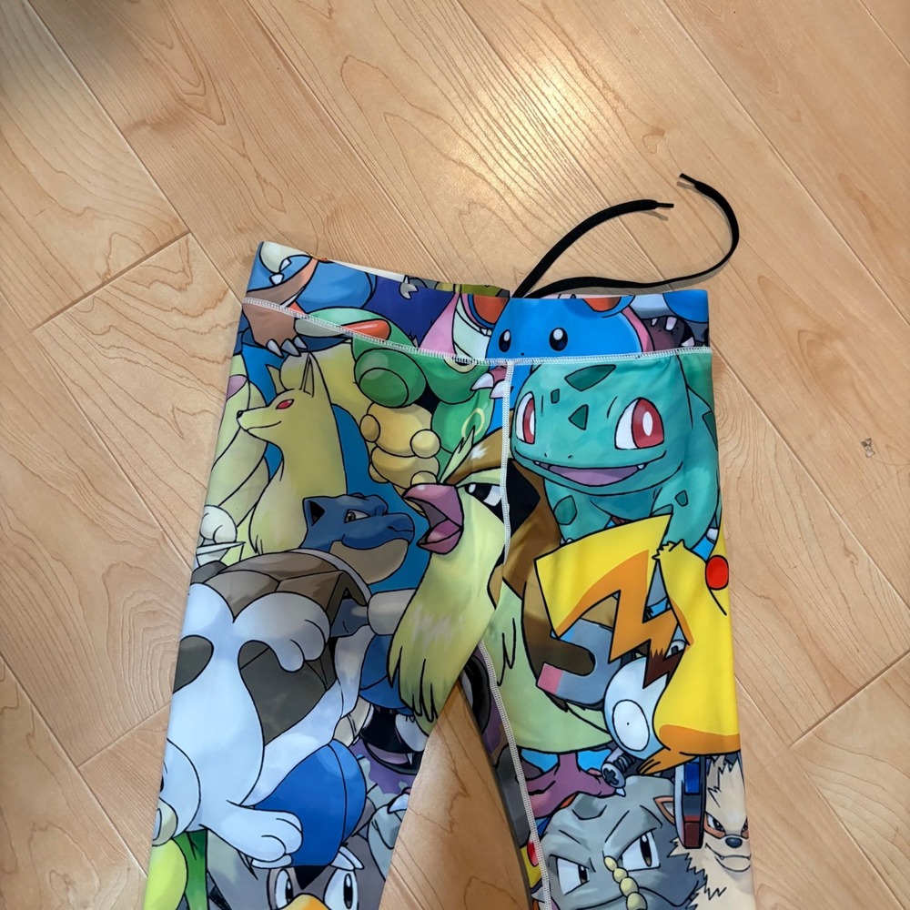 XMartial Pokemon Evo Spats BJJ MMA Compression Leggings Mens Size S-M New - Picture 3 of 8